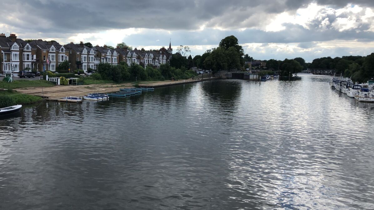 River thames as seen from East Molesy