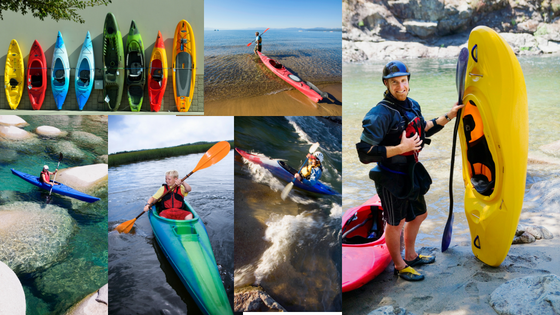 different kayaks for different purposes