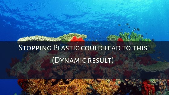 Stopping Plastic could lead to this (Dynamic result)