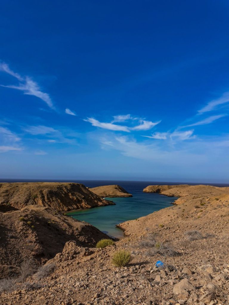 Oman's beautiful sea coast 