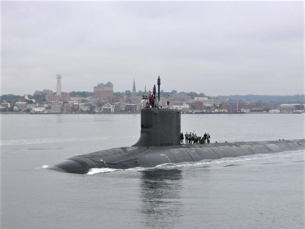 Nuclear Submarine at London (NOAA)