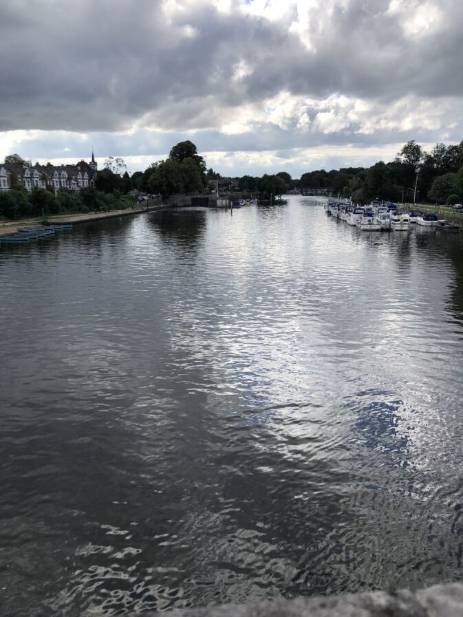 River Thames in east molesy 