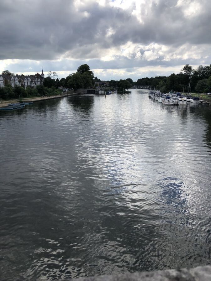 River banks indicate the possibility of life due to fresh water