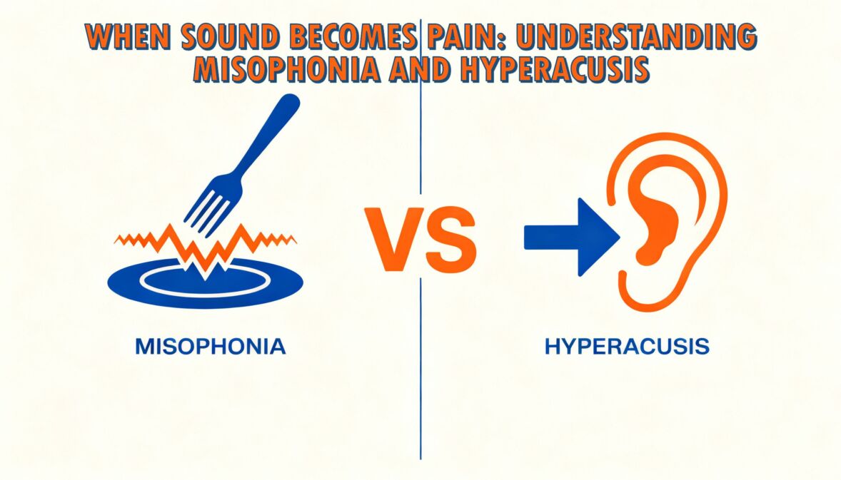 Misophonia vs hyperacusis: a comparison of two sound sensitivity disorders